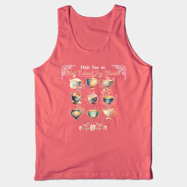 Tea Time at The Fey Bloom Tank Top by MegBliss